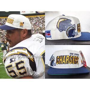 NEW San Diego Chargers 90s Sports Specialties SHADOW snapback NFL Pro vtg NWT